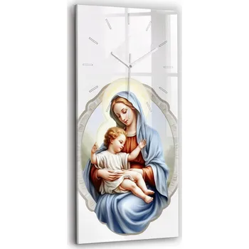 Hodiny Nástěnné hodiny SacroArte bílé 30 cm