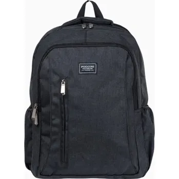 Městský batoh Černý batoh New Amsterdam s kapsou na laptop