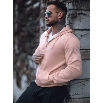 Pánská mikina Růžová pánská mikina na zip BX4834z Velikost: M