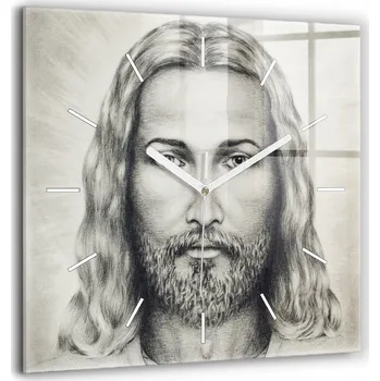 Hodiny Nástěnné hodiny SacroArte šedé 60 cm