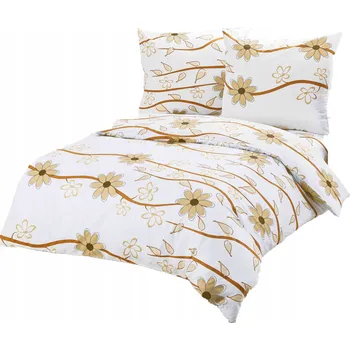 Povlečení SADA SATÉNOVÉHO A BAVLNĚNÉHO BAVLNA POVLEČENÍ 200x220 + 2X SADA 70x80, HĚMKÉ NA DOTYK