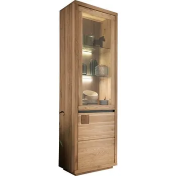 Knihovna Vitrína G+K Meble I-P WZ-0159 dub (1031595101) (1 karton)