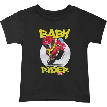 MOTOHOUSE triko BABY RIDER dětské black/white - 110 cm