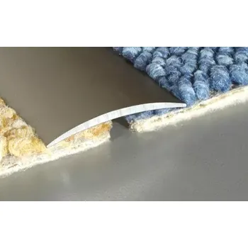 přechodová lišta Přechodový samolepící profil š. 60 mm, délka 90 cm, barva bronz (Podlahová lišta,Přechodová lišta, přechodový profil, hliníkový přechodový profil, bezbariérový práh, kobercové ukončení, lišta na ukočení podlahové krytiny, ukončovací líšta, zakončovací)