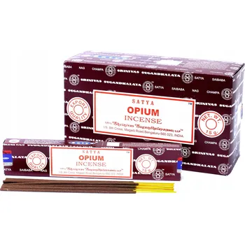 Vonná tyčinka NAG CHAMPA vonné tyčinky PYLOVÉ SATYA 15g Opium
