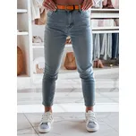Modré dámské slim fit džíny s vysokým pasem FITONIC UY2450 Velikost: XS
