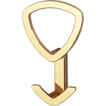 Věšák VĚŠÁK NA OBLEČENÍ ZLATÝ NÁSTĚNNÝ VĚŠÁK MAN