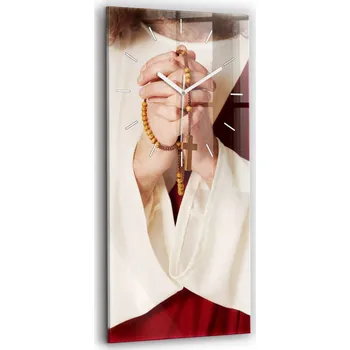 Hodiny Nástěnné hodiny SacroArte béžové 30 cm