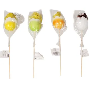 Velikonoční dekorace H+H Kuře ve skořápce, zápich 380115-4M Nové zboží