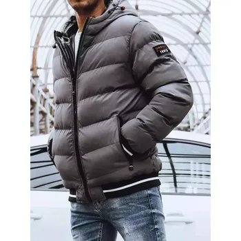 Šedo-černá oboustranná bunda TX4198 Velikost: S