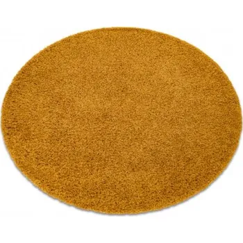 Koberec Koberec SOFFI kruh shaggy zlatý
