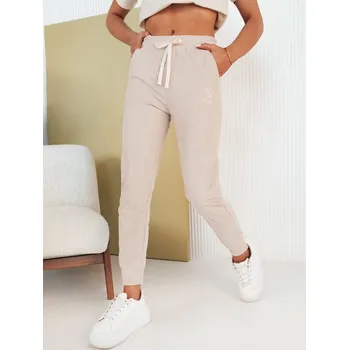 Světle béžové manšestrové tepláky BEAR UY2071 Velikost: XL/2XL