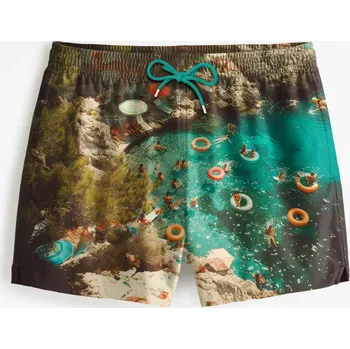 Pánské plavky Retro Holiday Swim Shorts - L