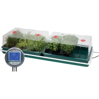 Minipařeniště GARLAND Jumbo 2XL vyhřívaný skleník s termostatem 120 x 41 x 25 cm