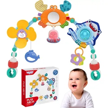 Hračka pro nejmenší Woopie Baby hrazdičky s hračkami 47306