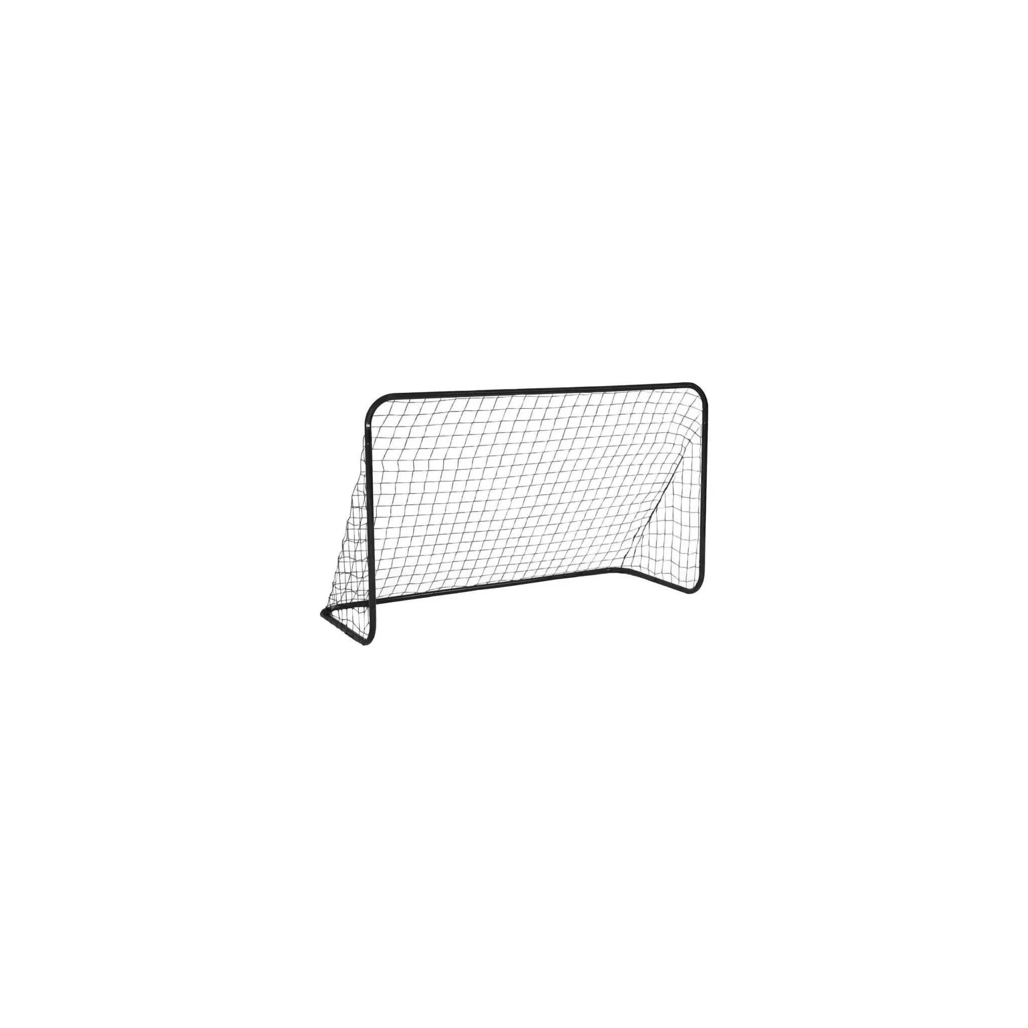 Fotografie 3 - Fotbalová branka Springos SG0015 branka na fotbal černá 2 ks 183 x 122 x 61 cm