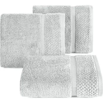 Přehoz na lůžko Sada uterákov VILIA 02 strieborná