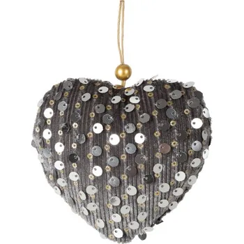 Vánoční ozdoba Vánoční ozdoba 321C stříbrná (12 ks)