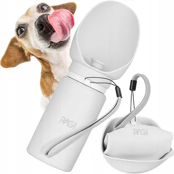 Silikonová napáječka Ragi šedá 0,55 l