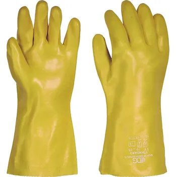 Pracovní rukavice STANDARD - kyselinovzdorné gumové rukavice Velikost: 9
