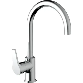 Jika CUBE baterie chrom dřezová stojánková vysoký výtok COLDSTART