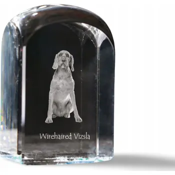 Obraz Ohař – fotografie v křišťálu, památka, trofej, těžítko na papír