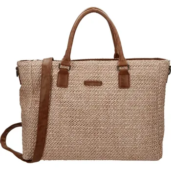 Dámská proutěná kabelka Enrico Benetti Summer 78018 – hnědá, menší velikost, lehká a stylová, ideální pro letní dny | Cooltovka.cz