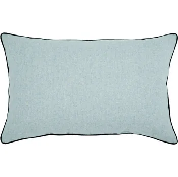 Polštář Obdélníkový polštář vlněný modře-šedý