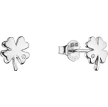 Stříbrné náušnice čtyřlístky 11692.1