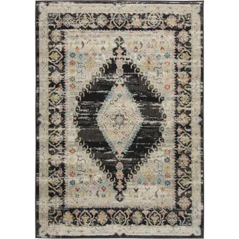 Koberec Koberec Lucca 8629A šedý/krémový/antracitový