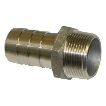 Fitinka Hadicový trn AG-SS- 19 mm, vnější kuželový závit R3/4" zařezný,nerez