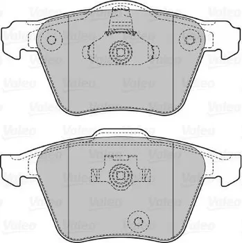 Brzdová destička VALEO Brzdové destičky 598657