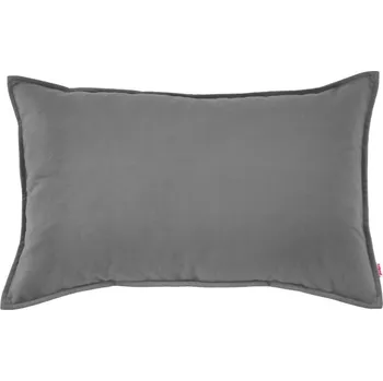 Polštář Obdélníkový polštář plyšový ocelová