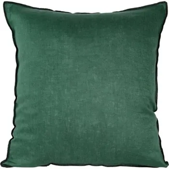 Povlečení Povlak na polštář LEN/5/B, zelený / černý