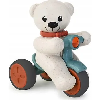 Hračka pro nejmenší Hračka na kolečkách JEZDÍCÍ MEDVÍDEK Senzorická stlačovací TOLO BIO