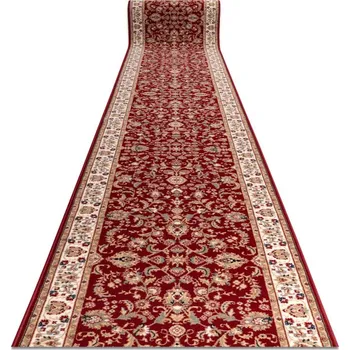 Koberec Běhoun NAIN 144 51066 Ornament / Květy, bordó / béžový