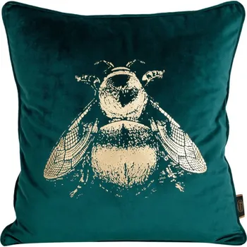 Povlečení Povlak na polštář BLINK 41A tyrkysový / zlatý