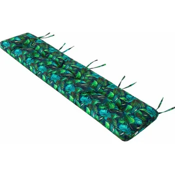 Polštář Zahradní polštář na lavičku ETNA 120x40 cm, modrá tráva