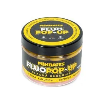 Nástraha Mikbaits Plovoucí fluo boilie Sladká kukuřice 14mm 150ml