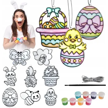 Výtvarná sada Velikonoční ozdoby k malování – kreativní sada pro děti