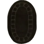 Koupelnový kobereček Ocean hnědý ovál