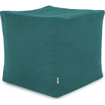 Taburet Taburetka Cubo modrá plyš