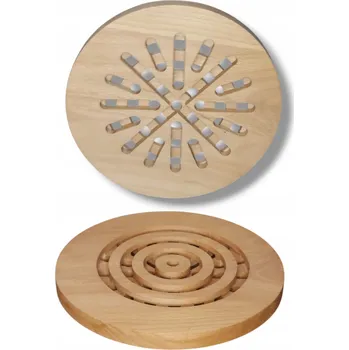 Hrnec Dřevěná podložka pod hrnec, pánev, přírodní buk, průměr 20 cm