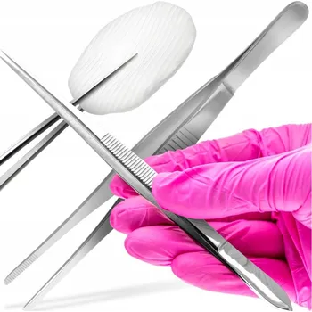 Kosmetická pinzeta PROFESIONÁLNÍ PINZETA PINZETA rovná 12 cm