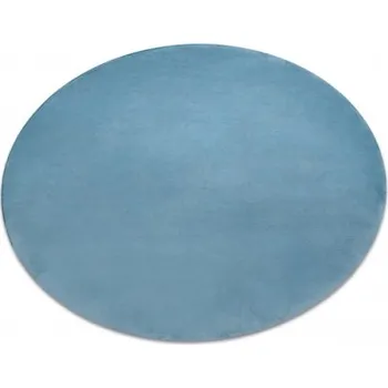 Koberec Protiskluzový koberec POSH kruh modrý, plyš