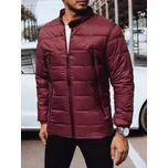 Vínová prošívaná přechodová bunda TX4443 Velikost: L