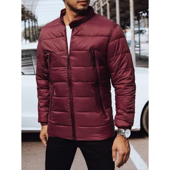 Vínová prošívaná přechodová bunda TX4443 Velikost: L