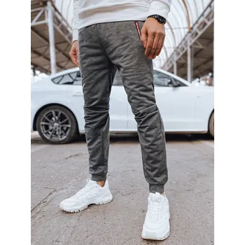 Pánské tepláky DSTREET SVĚTLE ŠEDÁ XL/XXL