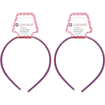 Čelenka ZANSOT Dětská plastová čelenka do vlasů, fialová