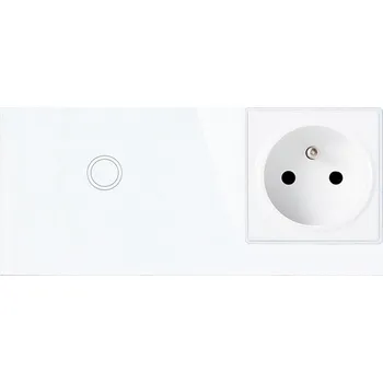 vypínač Wifi vypínač Tuya Designo se zásuvkou 2XLN1Wsocket
